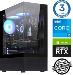 Stacionarus kompiuteris INTOP i5-13400F 32GB 1TB SSD M.2 NVME+4TB RTX3050 6GB no-OS (RW73435NS) (Atnaujinta)