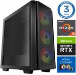 Stacionarus kompiuteris INTOP AQUA Ryzen 5 7600X 16GB DDR5 500SSD M.2 NVME+4TB RTX5060 8GB no-OS (RW75000NS) (Atnaujinta)
