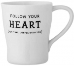 Usorteret CREATIVE COLLECTION Wendy puodelis, baltas, keramikos dirbiniai