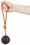 Non-Stop - Kamuolys su virve - Oranžinis/juodas - 6 cm