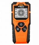 Kabelių ir laidų detektorius sienose | LCD | 3in1 | Metalo, laidų ir medienos ie&scaron;kiklis