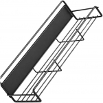 Magnetinis metalinis organizatorius, juodas 29 cm