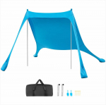 Paplūdimio palapinė, pavėsinė nuo saulės su UPF50+ apsauga, lengvai i&scaron;skleidžiamas stogelis &scaron;eimos i&scaron;vykoms, ne&scaron;iojama pavėsinė stovyklavimui paplūdimyje, žvejybai