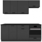 STOLKAR Cosmo Design ANIKA graphite/graphite 2.0 kitchen furniture set