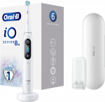 Braun iOM8.1A1.1BD Oral-B iO8 Elektrinis Dantų &Scaron;epetėlis Baltas Alabaster