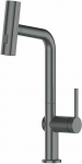 Domoletti PULL-DOWN KITCHEN FAUCET GUNMETAL Juodas