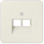 Jung 569-2 UA Abdeckung f&uuml;r zwei IAE/UAE-Dosen