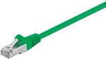Goobay CAT 5e Komutacinis kabelis, F/UTP, žalias, 15 m, Cat5e, F/UTP (FTP), RJ-45, RJ-45, Žalias