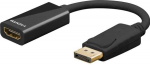 Goobay 75269, 0,1 m, DisplayPort, HDMI, vyri&scaron;kas, moteri&scaron;kas, tiesus