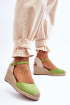 Zom&scaron;inės Espadrilles žalios spalvos Cammer