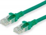 Roline ROLINE &ndash; Patch &ndash; Kabelis &ndash; RJ-45 (M) iki RJ-45 (M) &ndash; 2 m &ndash; UTP &ndash; CAT 6a &ndash; Be halogenų, formos, suvytas &ndash; žalias (21.15.2732)