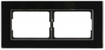 Rėmas Vilma XP500 R02V 2 lizdų rėmas juodas