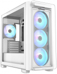 ASUS A23 PLUS TG ARGB Baltas, PC, Balta, micro ATX, Mini-ITX, Kelių tipų, 16,5 cm, 38 cm