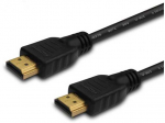 HDMI kabelis Savio CL-196 3m v2.0 didelės spartos, ethernet/3D auksiniai antgaliai juodos spalvos