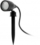 Jungiamas lauko &scaron;viestuvas Eglo Nema, 2,8 W, GU10, IP44, juodas, 6 cm x 18,5 cm