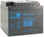 MW Power MW 45-12 12 V 45 Ah AGM priežiūros nereikalaujantis akumuliatorius