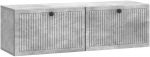 TV staliukas Sieninė TV spintelė Betono pilka 98 x 31 x 30 cm