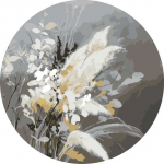 Tapyba pagal skaičius Mink&scaron;ta pampų žolės puok&scaron;tė 40 &times; 40 cm