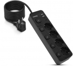 Sumu&scaron;tinių keptuvas mPTech Sp. z o.o. Velstro Huslog przedłużacz su 5 wyłącznikami