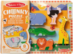 Dėlionė Chunky Puzzle Rinkinys Drewniane Klocki Układanka safari Melissa & Doug