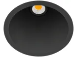 7W LED įleidžiamas &scaron;viestuvas SWAP, matinės juodos sp., 4000K, 42&deg;