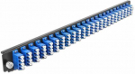 Delock 19? LWL Splei&szlig;box Frontblende 24 Port LC Quad blau