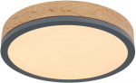 Lubinis &scaron;viestuvas Lubinis LED &scaron;viestuvas GLOBO Doro, 12W, 3000K, 1600lm, medžio sp., &oslash;30 x 8,5 cm