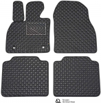 Eko odos kilimėliai QuiltyMats RENAULT KOLEOS 2016-2022m. (Juoda / pilkos siūlės)