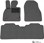 Eko odos kilimėliai QuiltyMats LAND ROVER RANGE ROVER SPORT 2005-2013m. (Pilka / pilkos siūlės)
