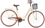 Miesto dviratis Bisan SORRENTO Kreminis/Gold (Rato dydis: 28 Rėmo dydis: 17) (SRN2844-12078-25) (Atnaujinta)