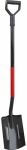 Gost Standart Kastuvas 195x260mm U formos juodas su lenktu met. kotu 86cm