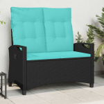 Sodo suolas su pagalve 105 x 60 x 112 cm plienas