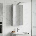 Vonios veidrodžio spinta Betono pilka 30 x 10,5 x 50 cm