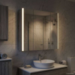 Vonios veidrodžio spinta Pilkas Sonoma 63,5 x 15,5 x 60,5 cm