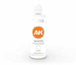AK Interactive 3 kartos baltas akrilinis gruntas, 100 ml