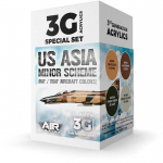 AK Interactive US Asia Minor akriliniai lėktuvų kamufliažo dažai