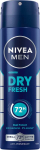Nivea Dry Fresh vyri&scaron;kas pur&scaron;kiklis vyrams, 150 ml