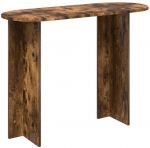 Konsolinis stalas su saugykla Dūminio ąžuolo 100 x 39,5 x 75 cm