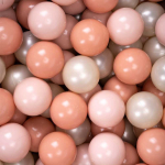 FLUMI kamuoliukai Light auksinis/Light peach/Peach, 200 vnt.