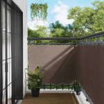 Balkono Ekranas Taupe 110 x 500 cm Oksfordo audinys