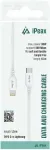 iPEAX TPU USB-C į Lightning kabelis, 1,5 m, USB 2.0, Baltas