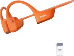 Shokz atviros ausinės sportui su kaulų laidumu, Bluetooth 5.3, mikrofonu, oranžinės, OpenRun Pro 2