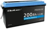 Qoltec LiFePO4 ličio geležies fosfato baterija | 12.8V | 200Ah | 2560Wh | BMS
