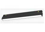 20W LED linijinis &scaron;viestuvas į magnetinę sistemą LUXSONN, juodas, CCT