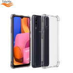Pferd TakeMe Anti-Shock Extra Protection 0,5 mm Galinio dangtelio dėklas, skirtas Samsung Galaxy A20s (A207F) Skaidrus