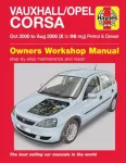 KNYGA Vauxhall/Opel Corsa Petrol & Diesel (Oct 00 - Aug 06) Haynes Repair Manual
