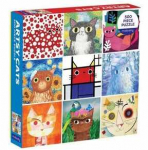 Dėlionė Bookshop Artsy Cats 500 Piece Family Puzzle
