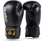 BUSHIDO 6oz bokso pir&scaron;tinės vaikams &ndash; 4Fighter juodos