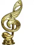 Plastikinė muzikanto figūrėlė &ndash; muzikos natelė F157/G
