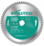 Evolution TCT diskinis pjūklas aliuminiui pjauti 185 mm / 60 dantų skirtas pjūklams